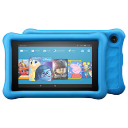 Amazon Fire 7 Kids Edition Tablet with Kid-Proof Case, Quad-core, Fire OS, Wi-Fi, 16GB, 7 Blue